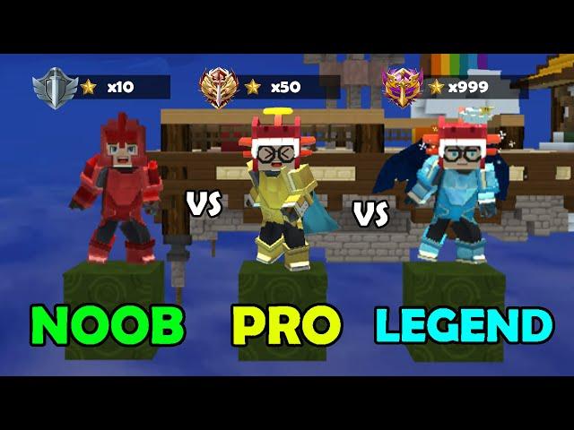 NOOB vs PRO vs LEGENDARY in Bedwars!! (Blockman GO)