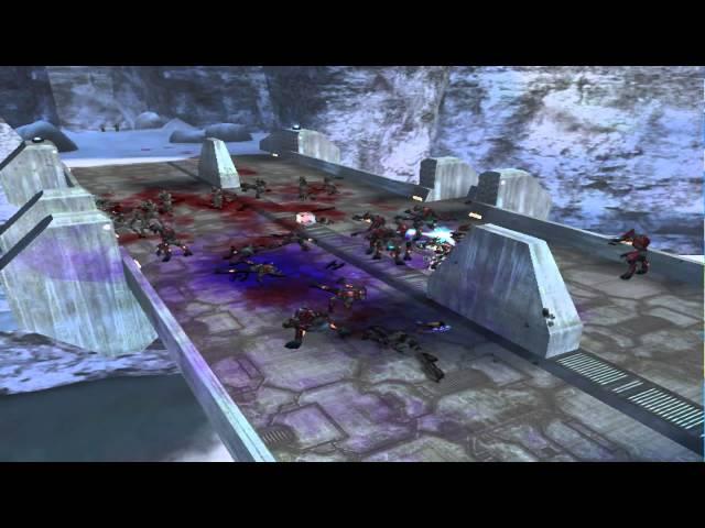 Halo CE AI Battle: Covenant VS Marines.