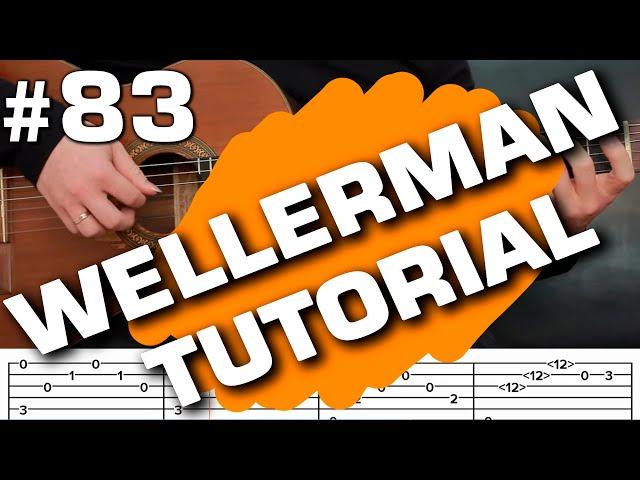 wellerman fingerstyle guitar instrumental cover tutorial tabs ( guitarclub4you)