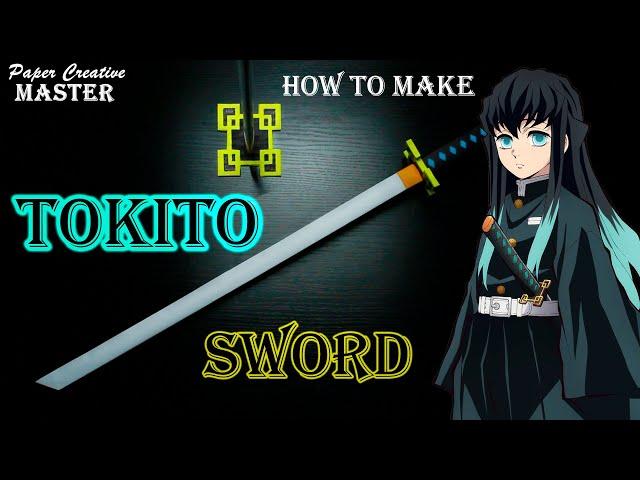 How to make a Demon Slayer Muichiro Tokito Nichirin Sword. Kimetsu no Yaiba