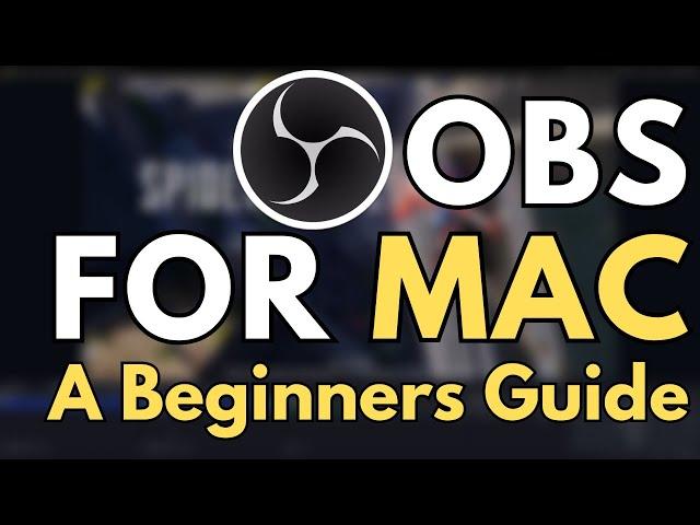 How To Stream On A MAC - Your Complete OBS Studio Tutorial