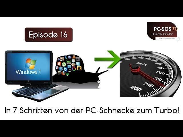 Windows 7 & 8 schneller machen - PC SOS TV