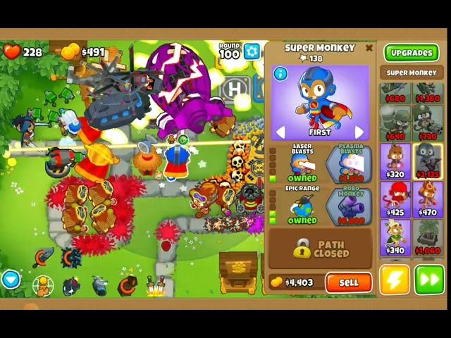 failing to get to a high round only got 103 #btd6 #gameplay