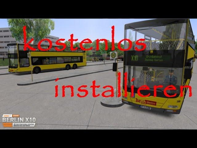 OMSI 2: Berlin X10 Add on Crack/cracken (kostenlos installieren) [German HD Tutorial]