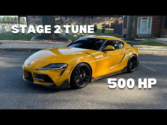 TERRORIZING THE STREETS IN MY 500HP MK5 SUPRA | POV DRIVE | POPS AND PULLS | STAGE 2 TUNE