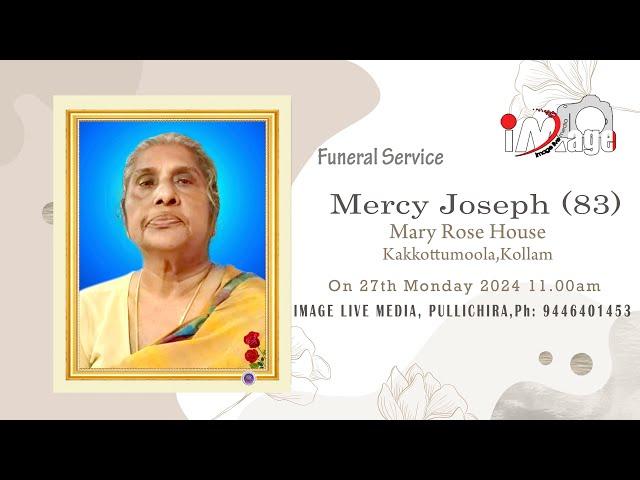 Funeral Service  II  Mercy Joseph (83)