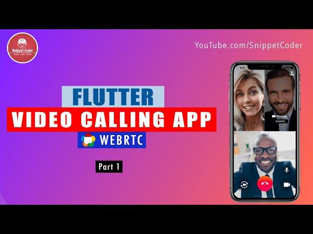 Flutter WebRTC Video Calling Meeting App - Part1