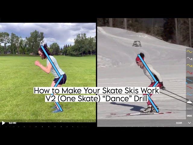 One Skate Dance - Beginner drill for V2 skate skiing