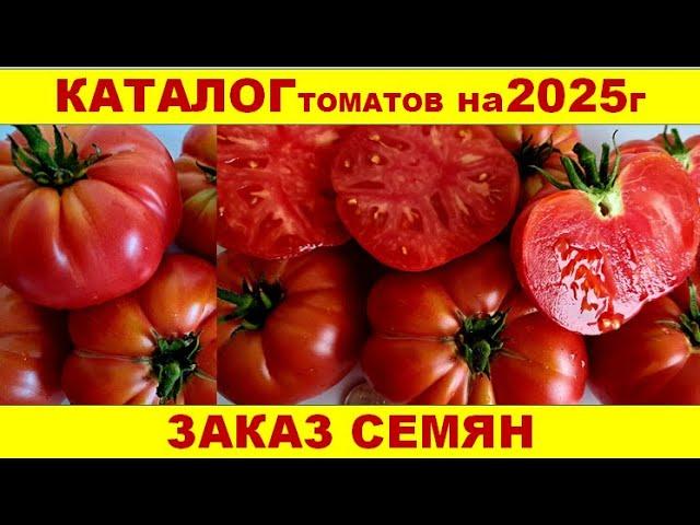 КАТАЛОГ томатов на 2025г. ЗАКАЗ СЕМЯН