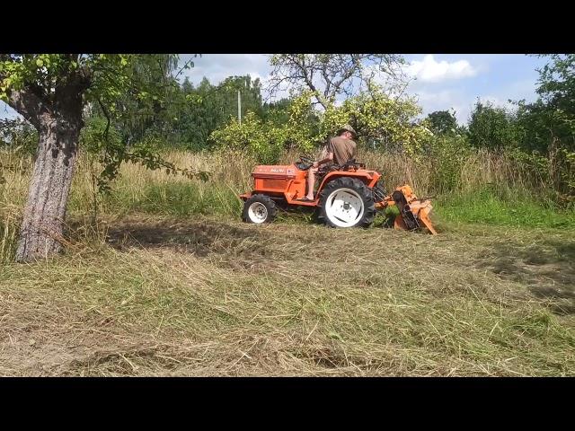 Мульчер и kubota b1-17