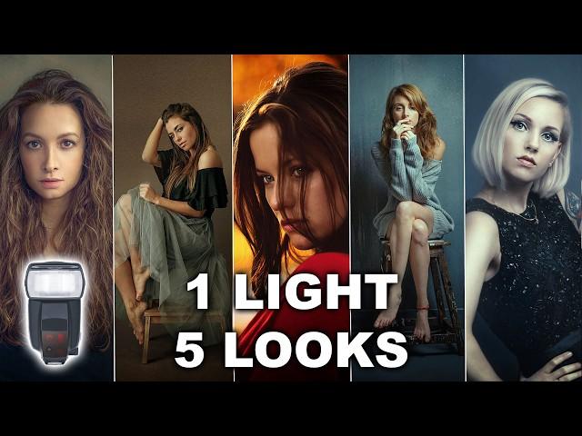 1 Light, 5 Game-Changing Portrait Techniques You Need to Know