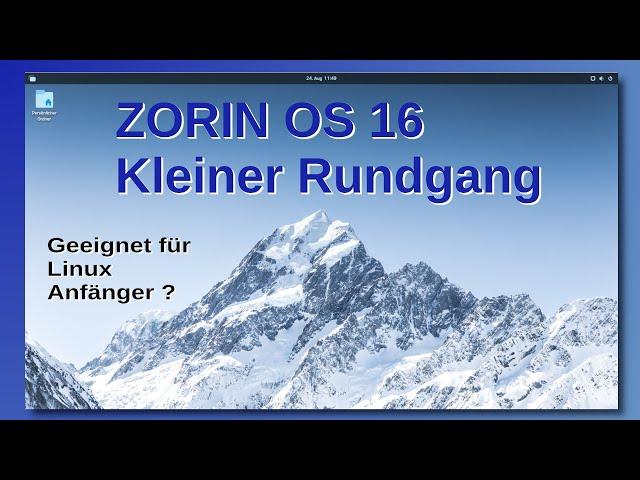 Zorin OS 16 - Linux Betriebssystem für Anfänger - Ein Rundgang - DEUTSCH - Zorin OS installieren