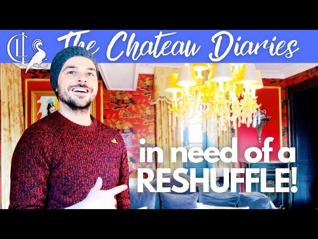 It's ALL HAPPENING: the Kitchen, the Fountain & the Chateau's Petit Salon Needs a Rethink! 