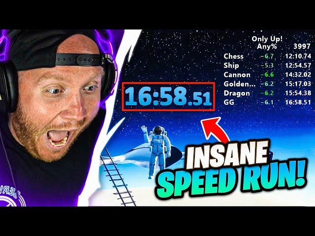 TIM REACTS TO WORLD RECORD ONLY UP SPEED RUN