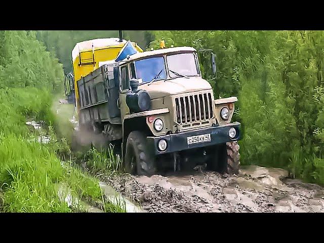 Legendary Soviet Trucks at Work! KRAZ, URAL, ZIL & Heavy Off Road