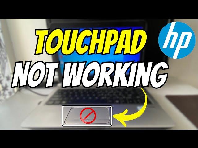 HP Laptop Touchpad not Working [SOLVED] - Quickly & Easily