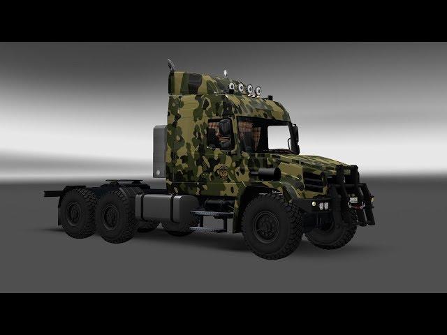 Euro Truck Simulator 2 - MOD MAZ 6440 for Harsh Russian