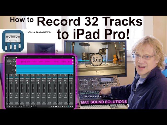 IPAD PRO 32 TRACK RECORDING!