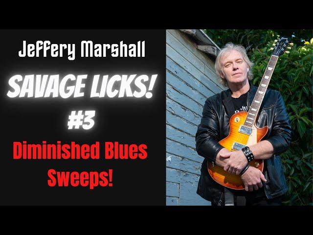 Savage Licks #3 - Diminished Blues Sweep - Guitar Lesson