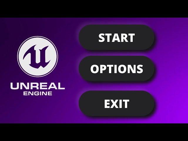 How to Make a Simple Main Menu in Unreal Engine 5 - in 5 Mins!