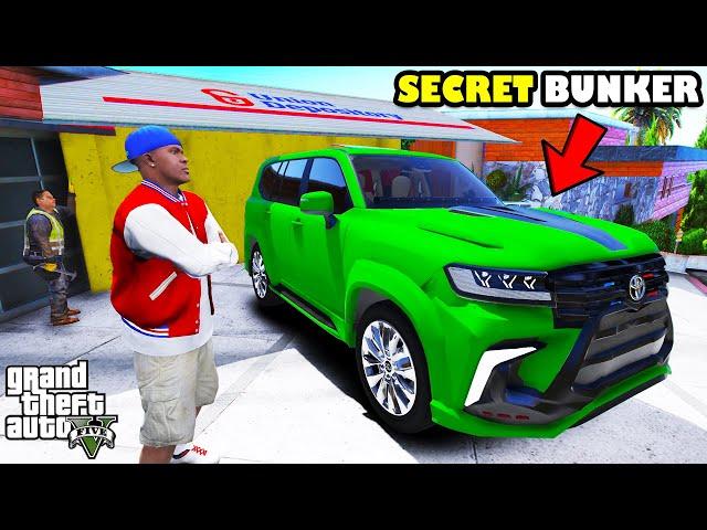 Franklin Building Biggest Secret Bunker Outside His House In GTA 5 | SHINCHAN and CHOP