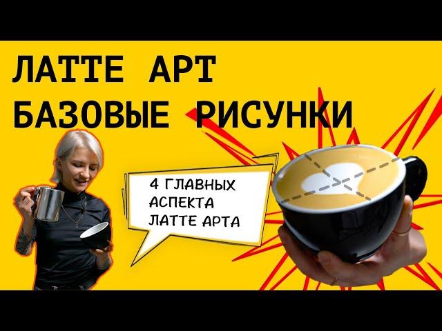 Латте арт || Базовые элементы || Как правильно взбить молоко для капучино, латте, флэт уайта