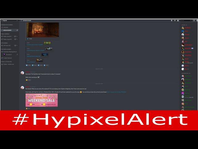 Hypixel Releases Official Discord! #HypixelAlert Achievement Update - Arena Brawl