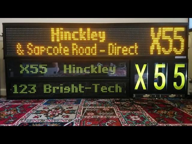 Hinckleybus on a Bright Tech Developments Bus Display Part1