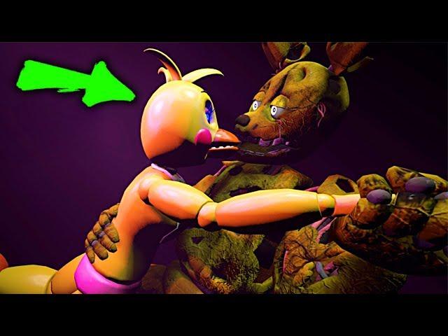 СПРИНГТРАП ЦЕЛУЕТ ЧИКУ из FNAF !!! КАК СДЕЛАТЬ FNAF не СТРАШНЫМ !!!