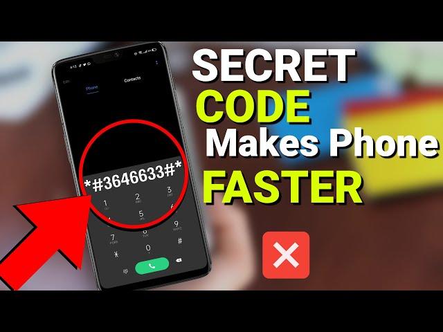 this CODE Makes Phone 2X Faster! (secret code)