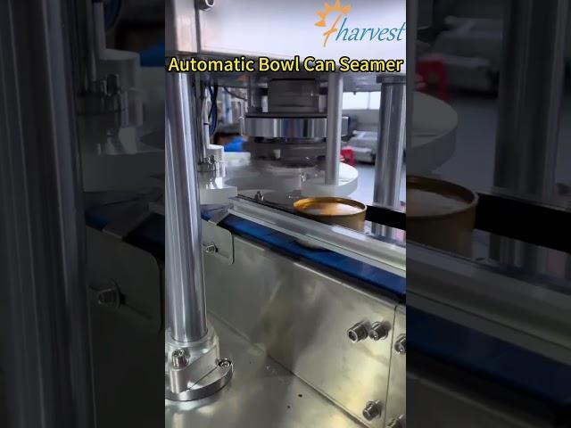 #Automatic #seafood bowl can sealing machine, auto servo easy #peels off lid #closure #machine