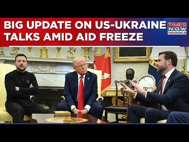 Volodymyr Zelenskyy Confirms US-Ukraine Talks Amid Aid Freeze & Ongoing Russia Onslaught, Says...