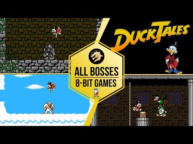 DuckTales – All Bosses / Утиные истории – Все Боссы | Dendy 8-bit | NES