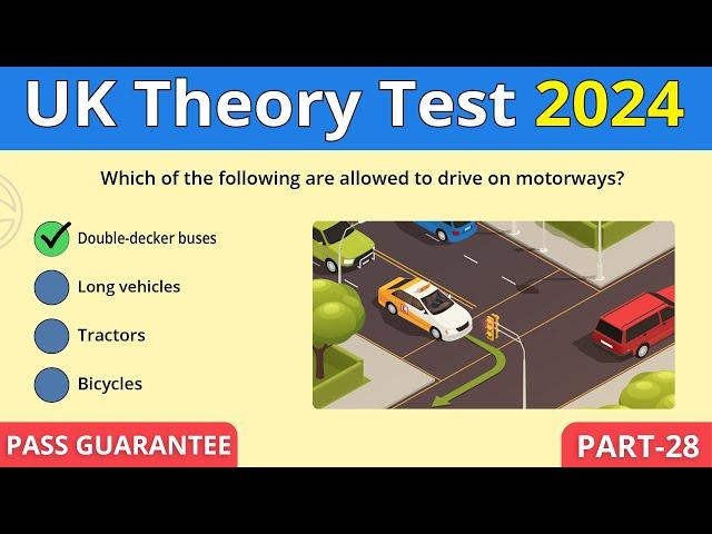 Theory Test 2024 UK Licensed BY DVSA | Pass Your Theory Test First Time