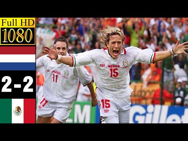 Netherlands 2-2 Mexico World Cup 1998 | Full highlight - 1080p HD | Bergkamp - Luis Hernandez