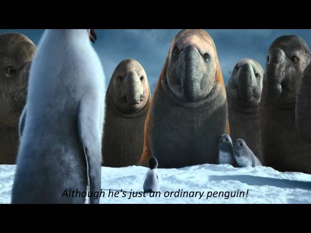 Happy Feet 2 Erik's Opera in English and English lyrics!!! HD