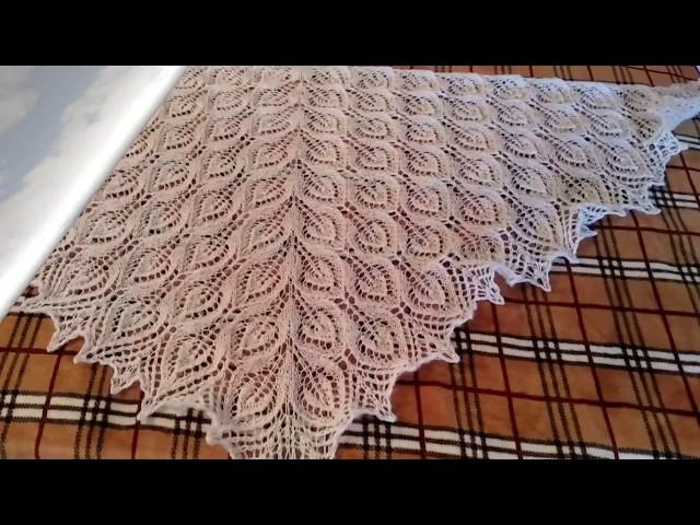 Мастер класс Gail shawl она же шаль Гейл