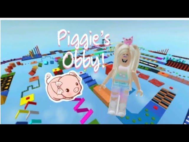 Playing PiggiePlayz Gacha Obby!