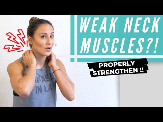 How To Strengthen Weak Neck Muscles
