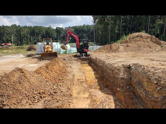 Digging Footings, Flooding Rains Add To Culvert Upgrades!