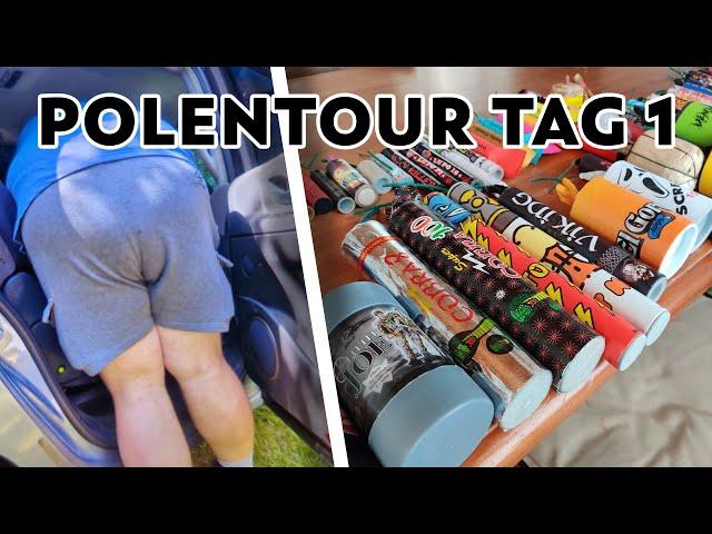 Fahrt nach Polen + das erste Mal ballern | Polentour Tag 1