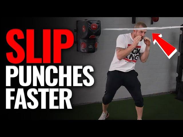 How to SLIP Punches FASTER in BOXING for boxers