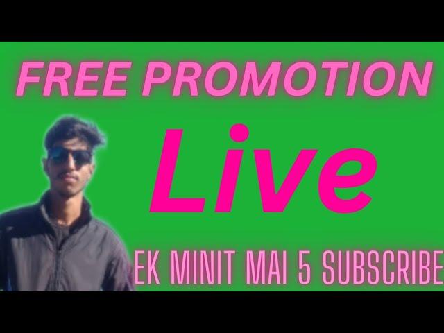 Free Live Promotion Welcome Frends