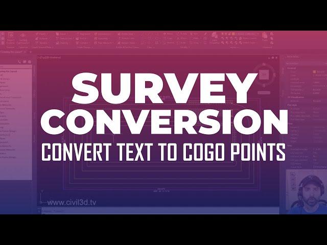 04 Convert Text to COGO Points in Civil 3D 2023