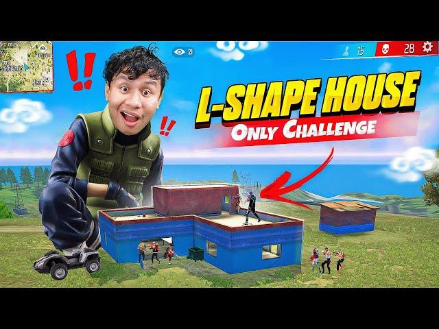 Only L-Shape House Loot & Win a Game Challenge in Free Fire  Tonde Gamer