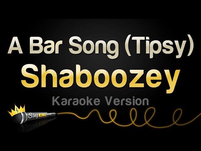 Shaboozey - A Bar Song Tipsy (Karaoke Version)