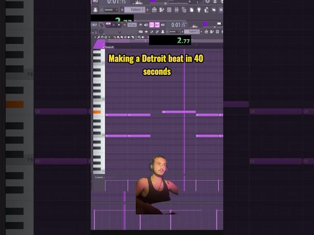 He Really Made A Detroit Beat in 40 seconds?! 