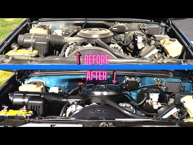 How To Super Clean Your Engine Bay Quick and Easy