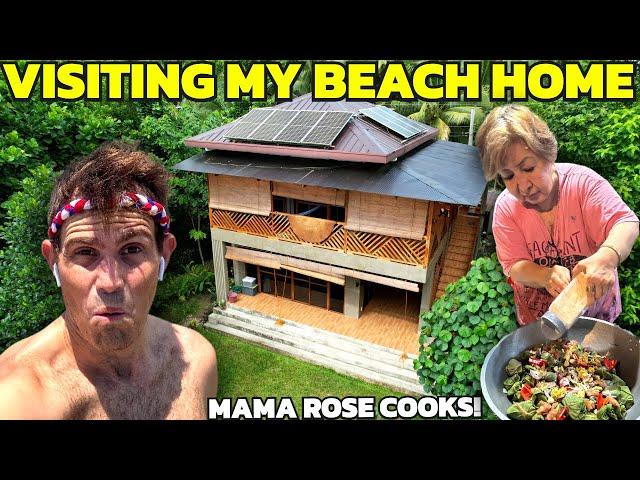 VISITING MY PHILIPPINES BEACH HOME - Filipina Mom Cooks Unique Coconut Fish! (Cateel)