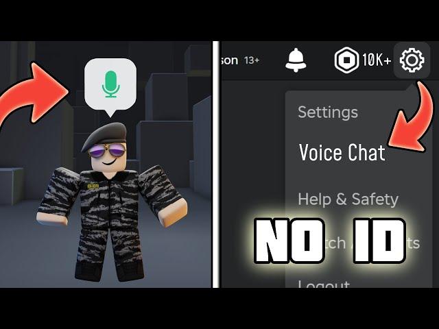 How to get VOICE CHAT on ROBLOX without an ID!